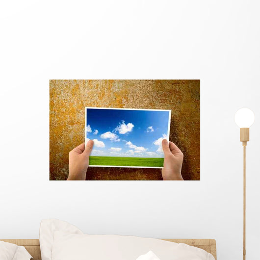 Paper Hands Wall Decal Design 1