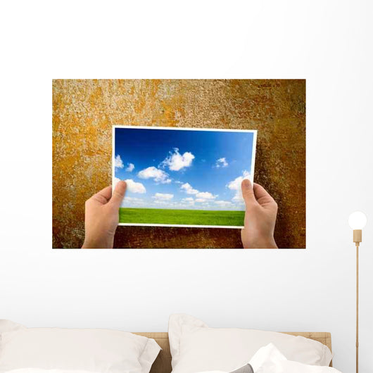 Paper Hands Wall Decal Design 1