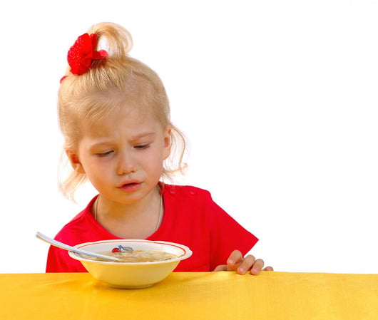Girl Eating Soup Wall Decal