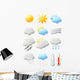 Iconic Cartoon Weather Wall Stickers Wall Decal