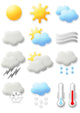 Iconic Cartoon Weather Wall Stickers Wall Decal