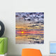 Beautiful Sunset with Flock Wall Decal