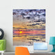 Beautiful Sunset with Flock Wall Decal
