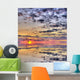 Beautiful Sunset with Flock Wall Decal