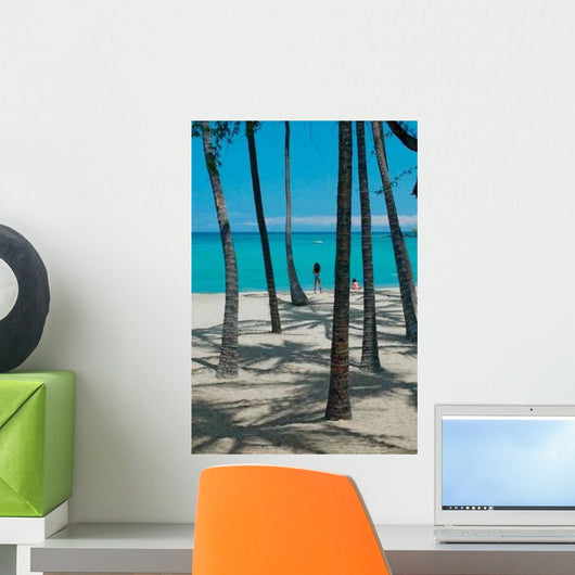 Tropical Beach Wall Decal Design 5