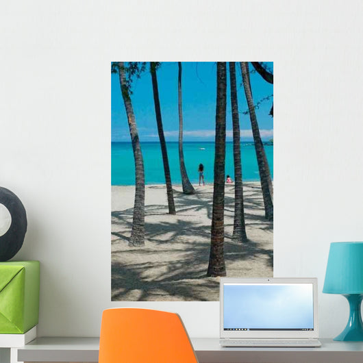 Tropical Beach Wall Decal Design 5