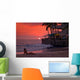 Sunset Beach Wall Decal Design 2