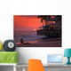 Sunset Beach Wall Decal Design 2
