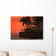 Sunset Beach Wall Decal Design 1