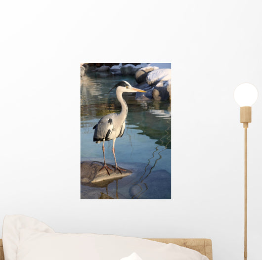Gray Heron Ardea Cinerea Wall Decal