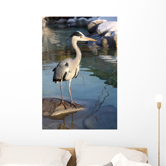 Gray Heron Ardea Cinerea Wall Decal