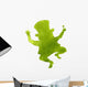Green St. Paddy's Day Leprechaun Wall Decal