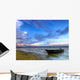 Beached Boat Low-tide Sunset Wall Decal