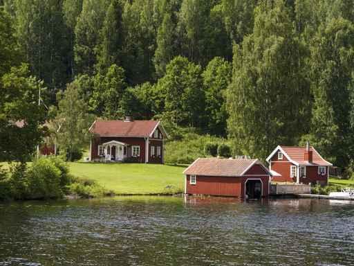 Summer Cottage Wall Decal