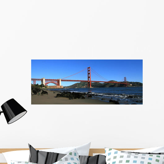 Golden Gate Bridge San Wall Decal Panoramic Wall Decal