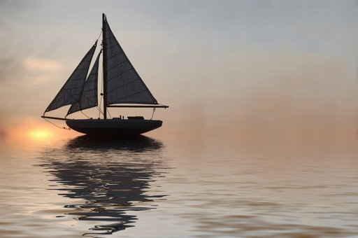 Sailing Ship Wall Decal Design 3