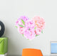 Floral Heart Pink Peonies Wall Decal