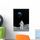 Moon Astronaut Wall Decal