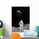 Moon Astronaut Wall Decal