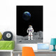 Moon Astronaut Wall Decal