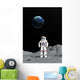 Moon Astronaut Wall Decal