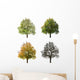 Pear Tree Seasons Wall Stickers Wall Decal