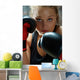 Fighter Woman Wearing Boxing-gloves Wall Decal