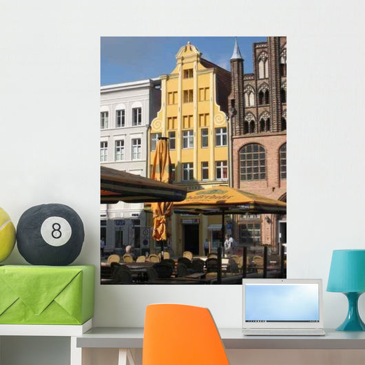Rathausplatz Stralsund Wall Decal