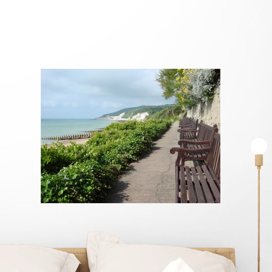 Seaside Promenade Wall Decal
