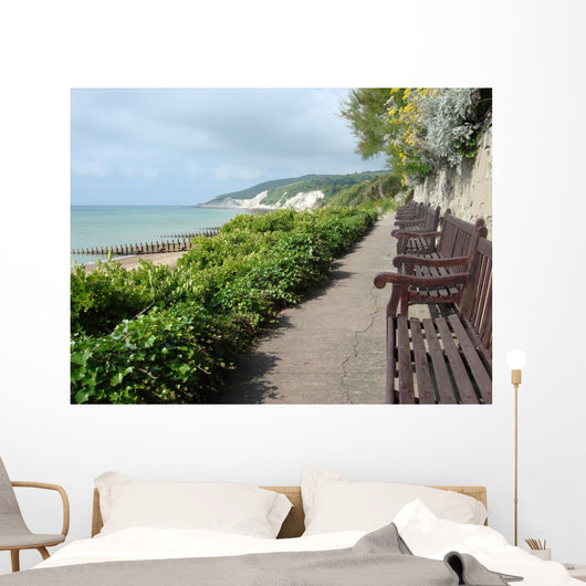 Seaside Promenade Wall Decal