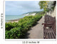 Seaside Promenade Wall Decal