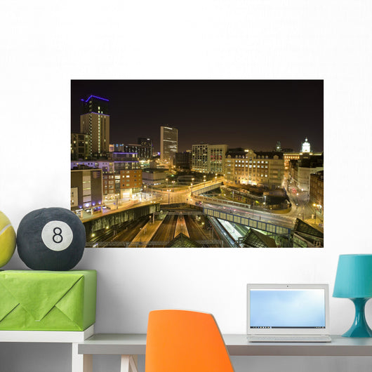 Birmingham Cityscape Wall Decal