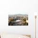 Barcelona Evening from Montjuic Wall Decal