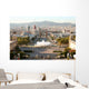 Barcelona Evening from Montjuic Wall Decal
