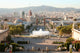 Barcelona Evening from Montjuic Wall Decal