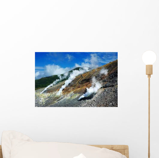 Volcanic Vents under Volcano Wall Decal