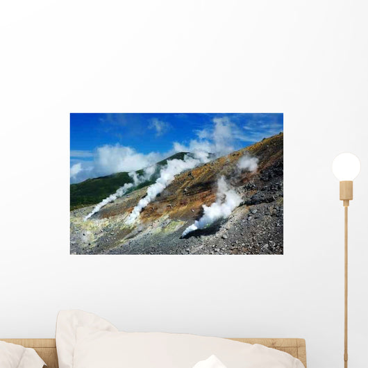 Volcanic Vents under Volcano Wall Decal