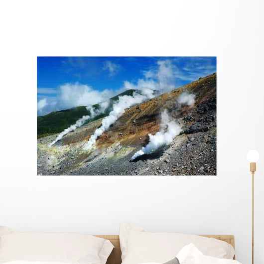Volcanic Vents under Volcano Wall Decal