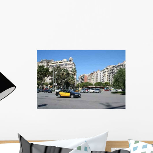 Streets Barcelona Wall Decal