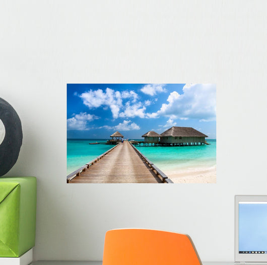 Maldives Resort Wall Decal