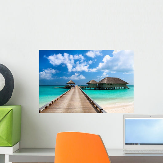 Maldives Resort Wall Decal