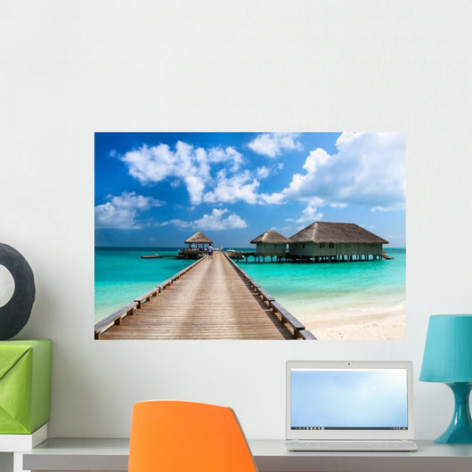 Maldives Resort Wall Decal