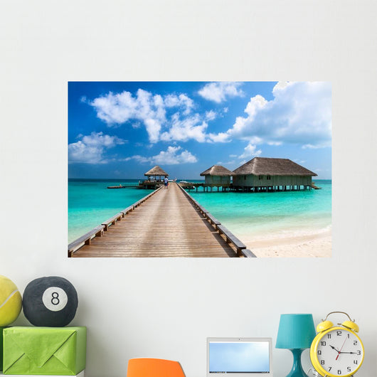 Maldives Resort Wall Decal