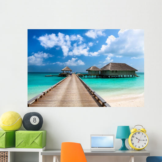 Maldives Resort Wall Decal