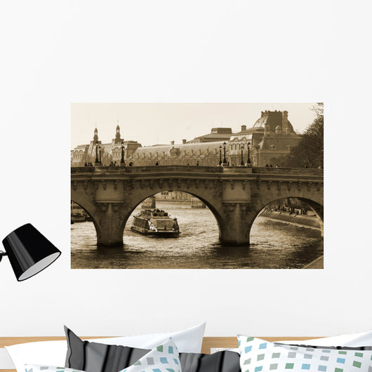 Bridge over Seine Paris Wall Decal