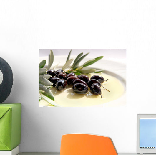 Olives and Olive Oil Wall Decal