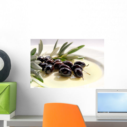 Olives and Olive Oil Wall Decal