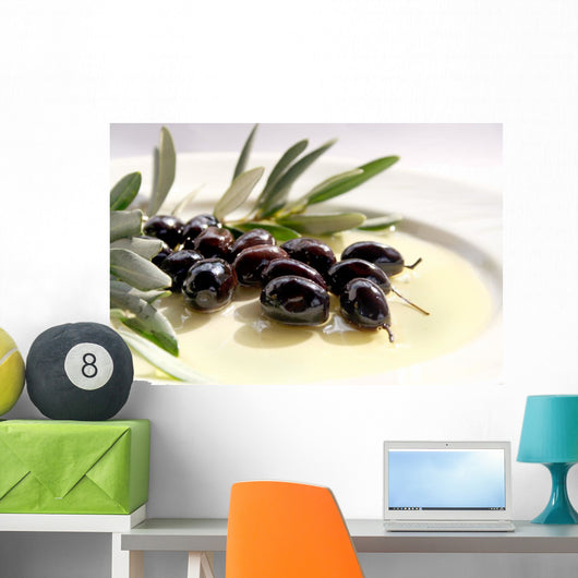 Olives and Olive Oil Wall Decal
