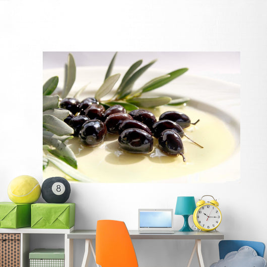 Olives and Olive Oil Wall Decal