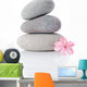 Massage Gray Stones Wall Decal